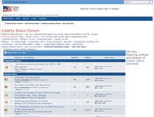 Tablet Screenshot of libertynewsforum.com